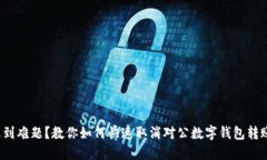 遇到难题？教你如何快速取消对公数字钱包转账